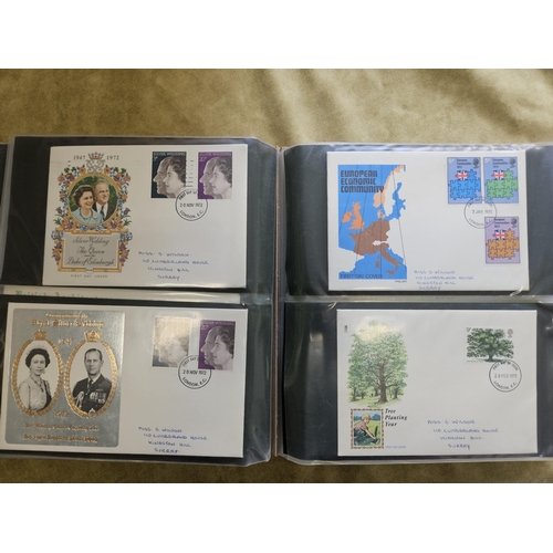 466 - A really good folio of British and Commonwealth first day Covers.