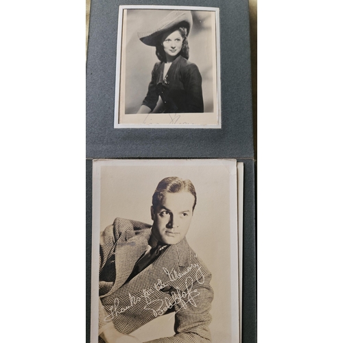 469 - A Vintage autograph Album.
Photo's 12 x 9 cm approx.