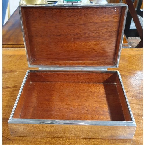 455 - A Superb Silver table Box, W A Bolin, Sweden 1963 1950 grams approx very heavy gauge Silver with a t... 