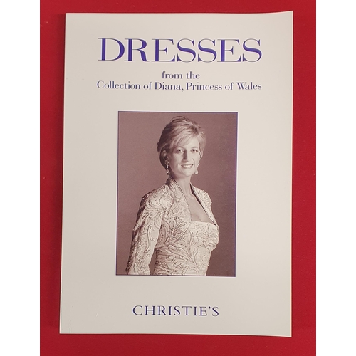 563A - DRESSES, An interesting Christie's auction catalogue Book from the Collection of Diana, Princess of ... 