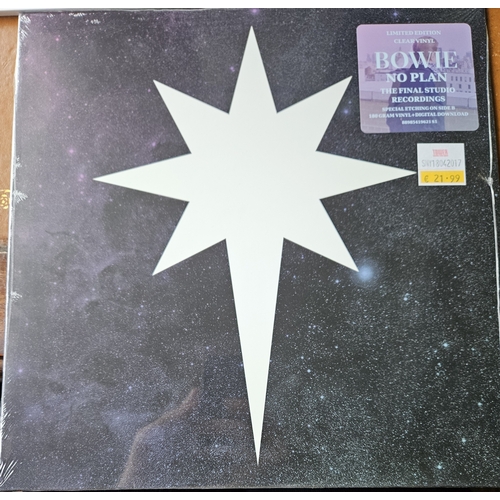 26 - Bowie, 'No Plan' The final studio recordings with special etching on side B, No 015158 as new with o... 