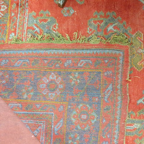 336 - An extremely large Vintage Turkish Carpet with multi borders and central medallion design. Purchased... 