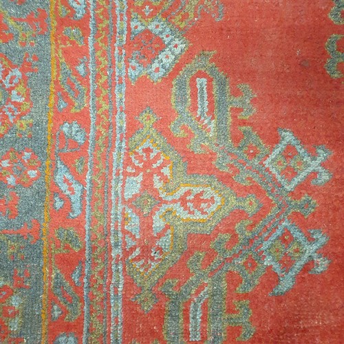 336 - An extremely large Vintage Turkish Carpet with multi borders and central medallion design. Purchased... 