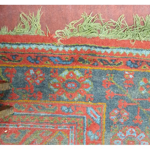 336 - An extremely large Vintage Turkish Carpet with multi borders and central medallion design. Purchased... 