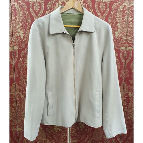 155 - A Paul Smith men's Jacket. Tan soft Leather, size medium. Pre-owned, good condition. Retails at €900... 