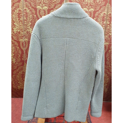 160 - A Maurizio Baldassari men's Cardigan Swacket. Grey Wool, size 50 . Pre-owned, excellent condition. R... 