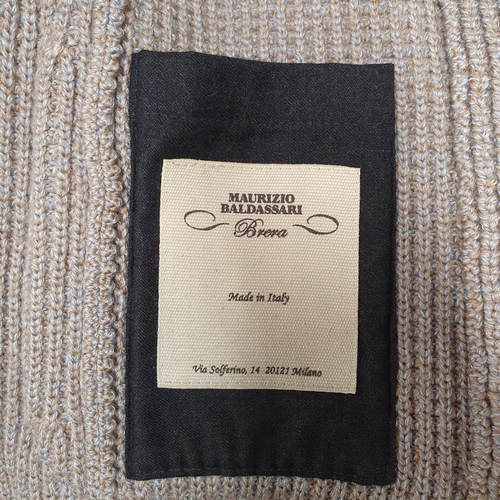 160 - A Maurizio Baldassari men's Cardigan Swacket. Grey Wool, size 50 . Pre-owned, excellent condition. R... 