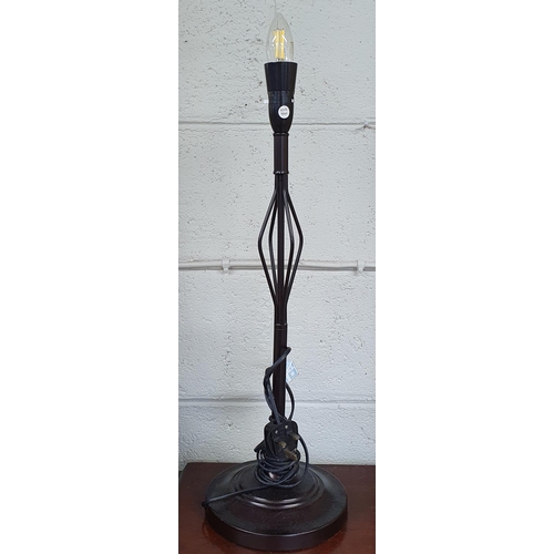 31 - A good Table Lamp along with another. H 53 x W 22 cm approx.