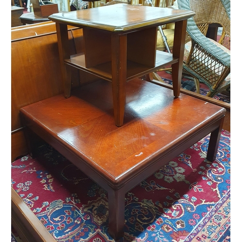 189 - Two reproduction Mahogany Coffee Tables.
H 57 x W 66 cm approx.