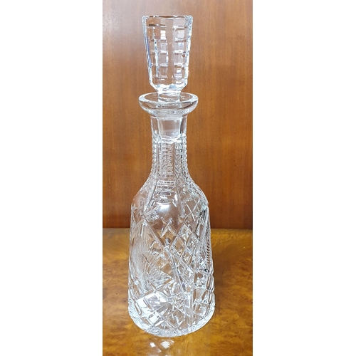 218 - A good Waterford Crystal Decanter 1970/1980 with original box and never used. H 34 cm approx.