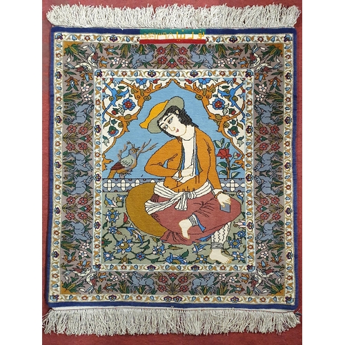 251A - A Tapestry style wall Hanging.
80 x 63 cm approx.