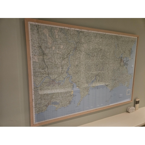 360 - An extremely large Map of Wexford and Waterford. H 90 x W 147 cm approx.