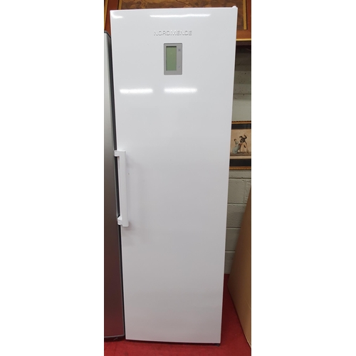 971 - A Nordmende no frost Fridge.
H 185 x W 59 x D 67 cm approx.