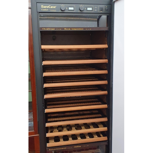 974 - A EuroCave wine Cooler/regulator.
H 173 x W 66 x D 69 cm approx.