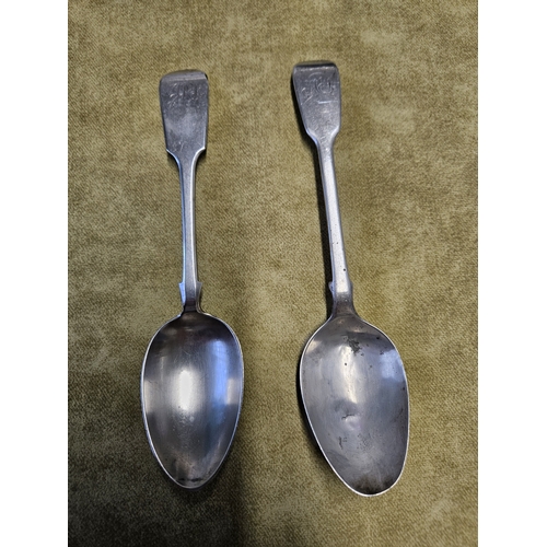 273 - Three 19th Century Silver Table Spoons along with another three Silver dessert Spoons one Exeter 184... 