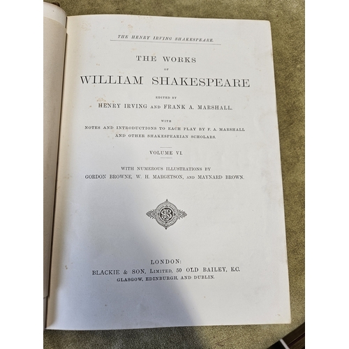 57 - The Works of William  Shakespeare illustrated by Gordon Browne with book plates (Complete Works), Ir... 