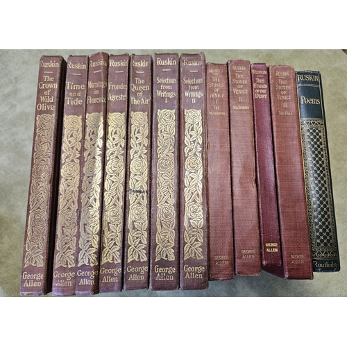 58 - The complete works of Charlotte Bronte and her sisters. The Gresham Publishing Company c1900. A coll... 