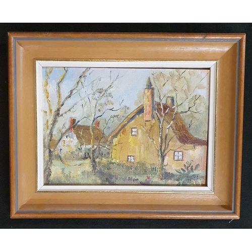 247 - Two 20th Century Oils of Country Scenes.
20 x 24 cm approx.