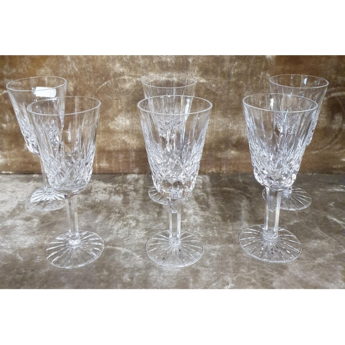 656 - A good set of six Waterford Crystal Port Glasses.