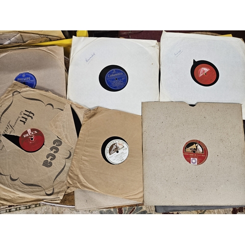 43 - A quantity of 78's, various artists.