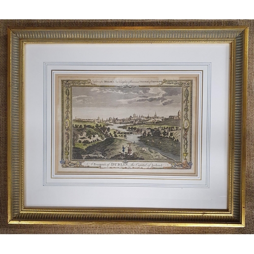 79A - A large Print of Castle Ward in Strangford Lough in a good Slipped Frame along with a coloured engra... 