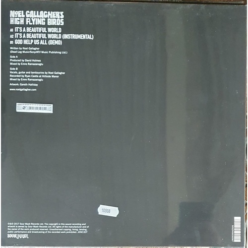 24 - Noel Gallagher's High Flying Birds, 'It's a Beautiful World' Vinyl EP as new with original cellophan... 