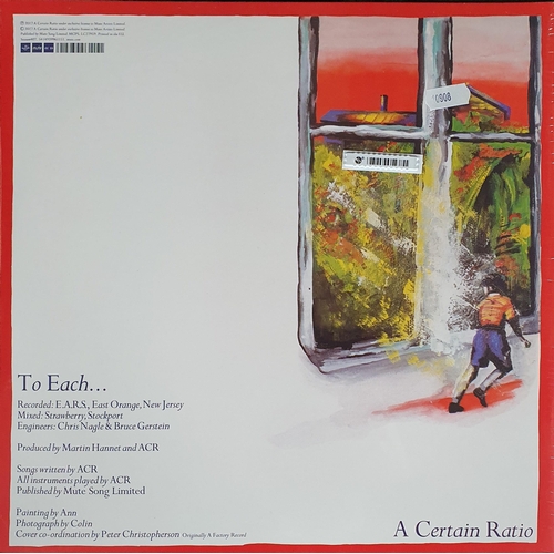 4 - A Certain Ratio 'To Each' double Vinyl LP as new with original cellophane wrapper.