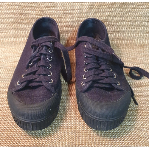 110 - A pair of Ladies Shoes by MHL. Black Canvas.
Pre-owned, as new. Size 39. Good condition. retails at ... 