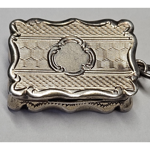 339 - An early Victorian Vinaigrette with a Gilt interior.