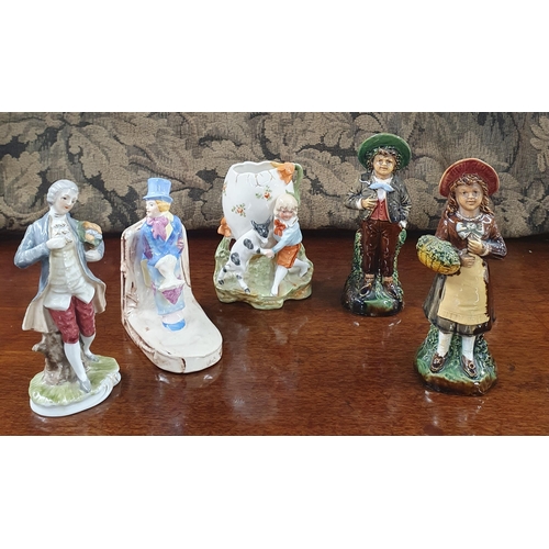 797 - A quantity of 19th Century Porcelain Figures.
H 16 cm approx.