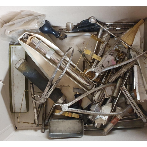 970 - A large quantity of vintage Medical/Surgical Equipment in one box.