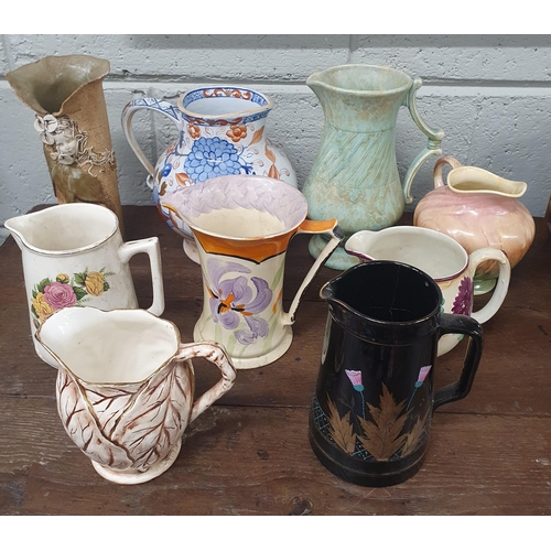 1208 - A quantity of 19th Century and later Jugs.