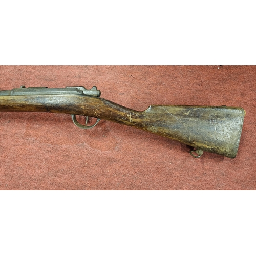 208 - A late 19th Century - early 20th Century French bolt action Rifle Modelle 1874, Manufacture d'Armes ... 