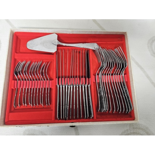 58 - A large cased set of Cutlery.