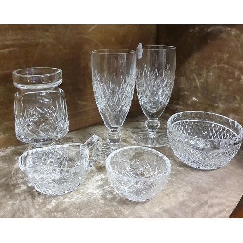 799 - A quantity of Waterford Crystal and other items.