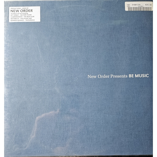 954 - New Order, 'Be Music' Vinyl LP as new with original cellophane wrapper.