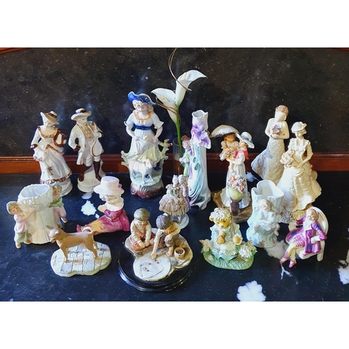 1375 - A quantity of vintage and other Ceramic Figures. Held in the old W/S.