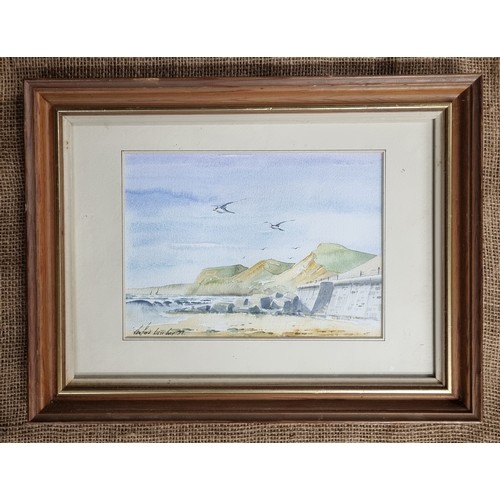 40 - A 20th Century Watercolour of an estuary scene. Possibly by Renford. 19 x 25 cm approx.