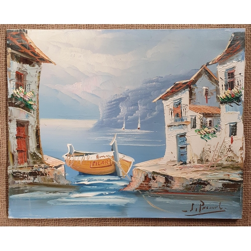 191 - Two 20th Century Oils On Canvas of  Italian scenes. 22 x 29, 33 x 40 cm approx.