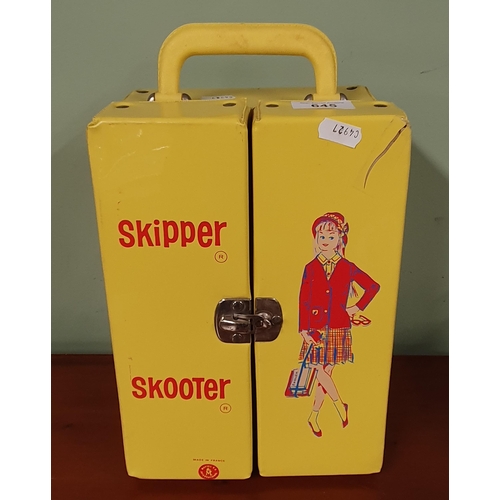 645 - A 1963 Skipper Scooter boxed Doll with extra outfits.