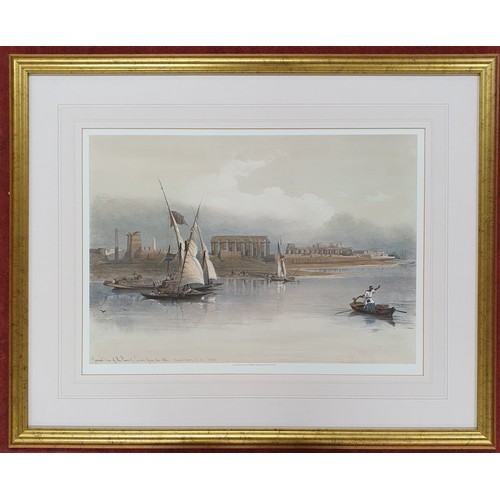 71 - Two 19th Century Coloured well framed engravings in gilt frames. 50 x 67, 60 x 75 cm approx.