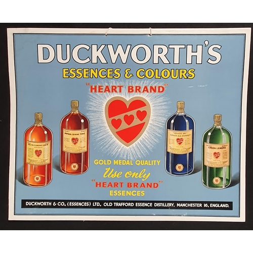 369 - Two vintage Duckworths cardboard Advertisings. 43 x 33 cm approx.