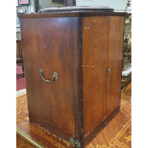 533 - A very unusual early 19th Century Mahogany Medical/Scientific Cabinet with side lifting handles.
33 ... 