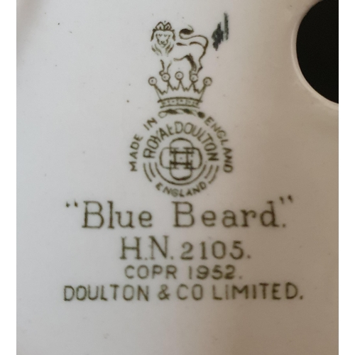 128 - A good early Royal Doulton Figure of 'Blue Beard' HN 2103. H 29 cm approx.