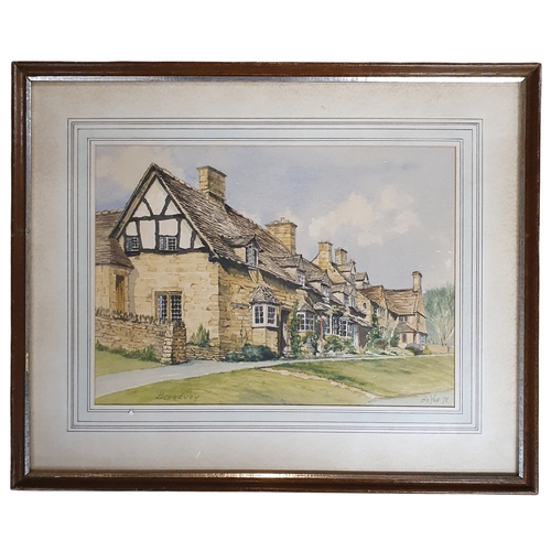 468 - A 20th Century Watercolour of a Cotswolds Cottage by Boyse. 28 x 20 cm approx.