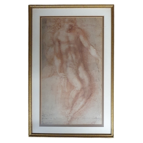 448 - After the originals, two coloured Prints, in good gilt frames. 50 x 32 cm approx.