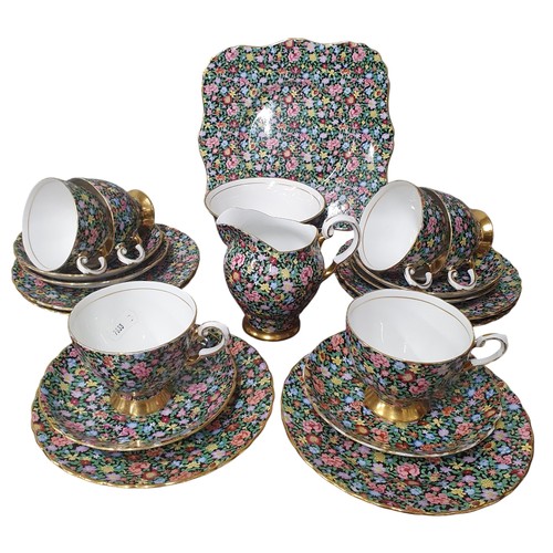 488 - A good quantity of Teawares to include Royal Minton, Tuscan, Staffordshire and a German Coffee Set.