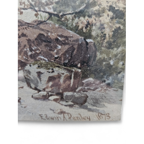 12 - Two colour Prints of Tinton Abbey after Edwin Penley. 61 x 50 cm approx.