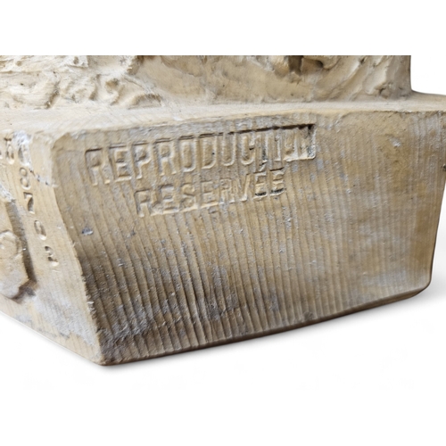 22 - A late 19th Century early 20th Century Austrian Goldscheider Terracotta Bust of Judith with makers s... 