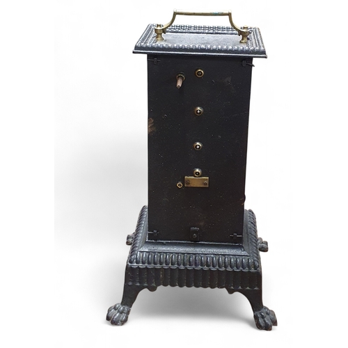 406 - A rare working 19th Century cast Iron Spit roast with Brass mechanism.